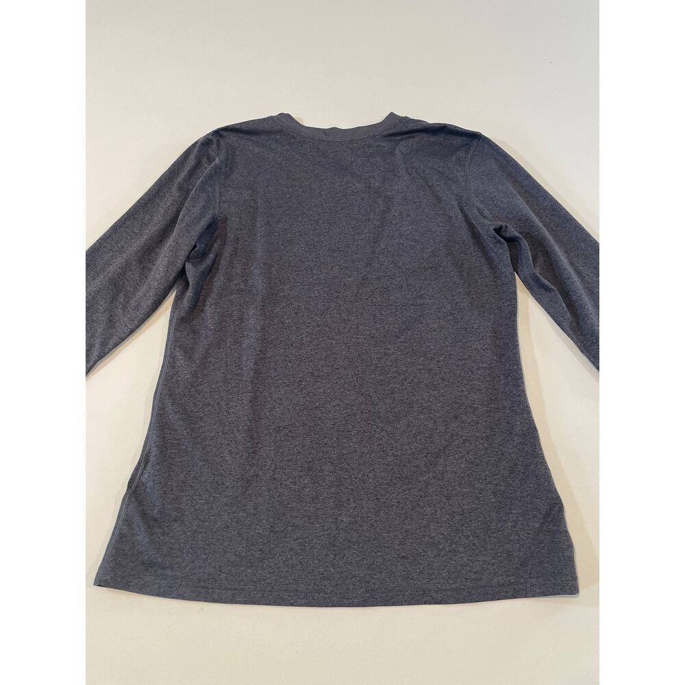 Nike Size M Gray Long Sleeve Top - Picture 7 of 7